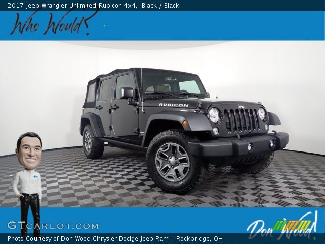 2017 Jeep Wrangler Unlimited Rubicon 4x4 in Black