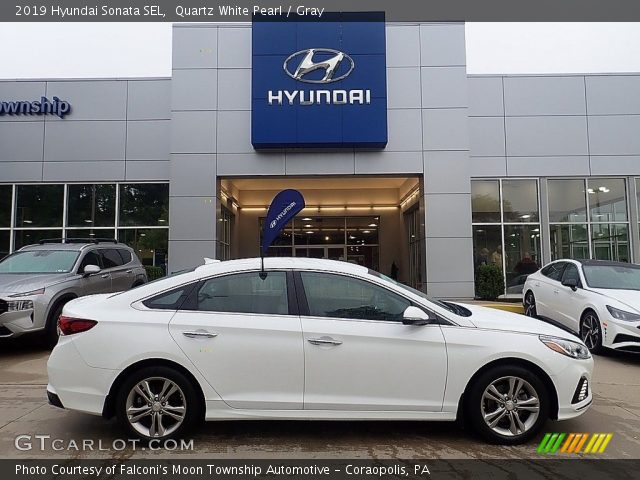 2019 Hyundai Sonata SEL in Quartz White Pearl