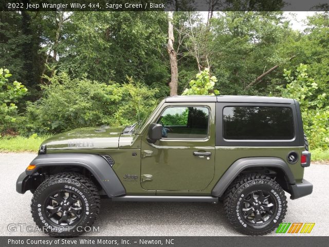 2022 Jeep Wrangler Willys 4x4 in Sarge Green