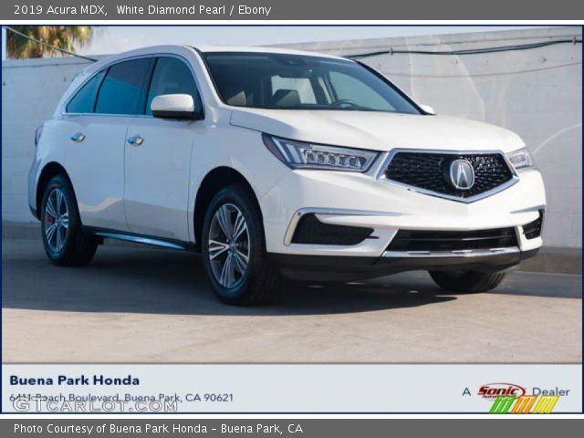 2019 Acura MDX  in White Diamond Pearl