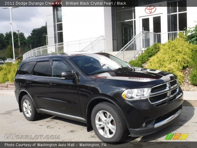 2011 Dodge Durango Crew 4x4 in Brilliant Black Crystal Pearl