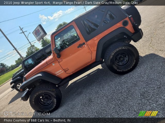 2010 Jeep Wrangler Sport 4x4 in Mango Tango Pearl