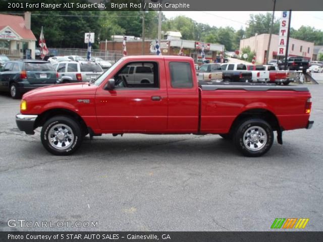 2001 Ford Ranger XLT SuperCab in Bright Red