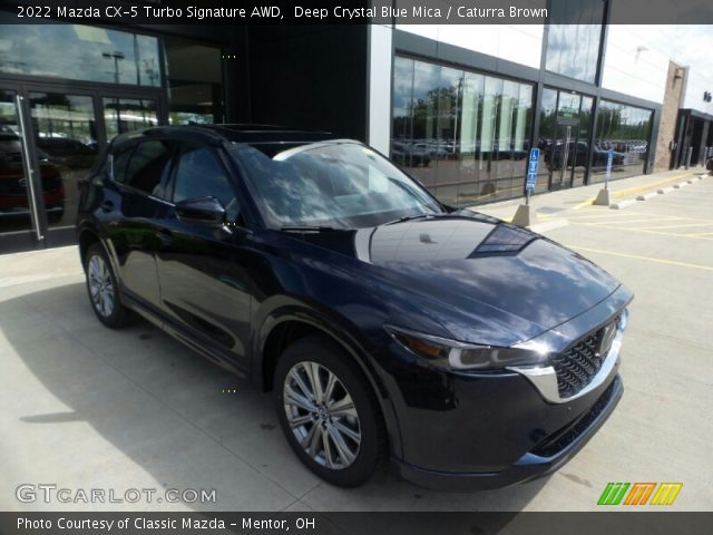 2022 Mazda CX-5 Turbo Signature AWD in Deep Crystal Blue Mica