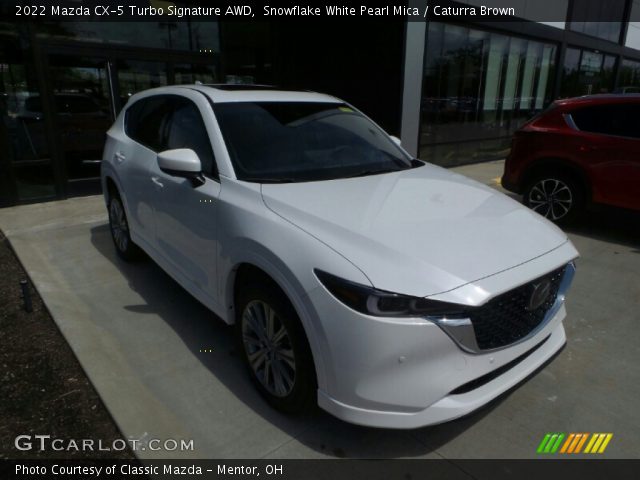 2022 Mazda CX-5 Turbo Signature AWD in Snowflake White Pearl Mica
