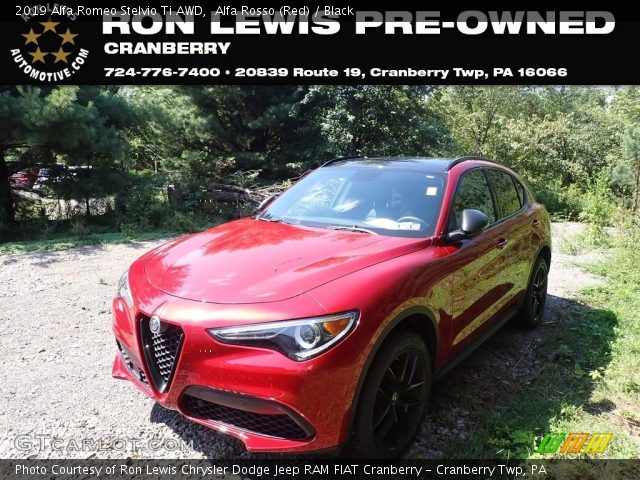 2019 Alfa Romeo Stelvio Ti AWD in Alfa Rosso (Red)