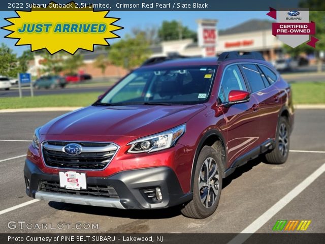 2022 Subaru Outback 2.5i Limited in Crimson Red Pearl