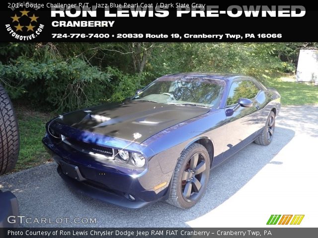 2014 Dodge Challenger R/T in Jazz Blue Pearl Coat