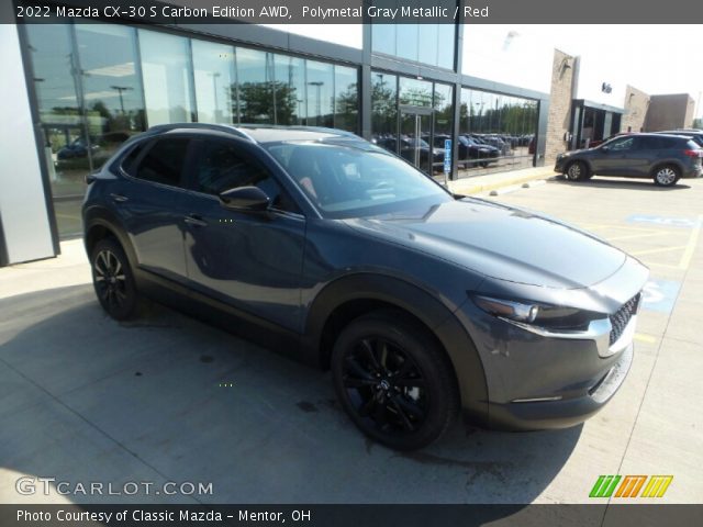 2022 Mazda CX-30 S Carbon Edition AWD in Polymetal Gray Metallic