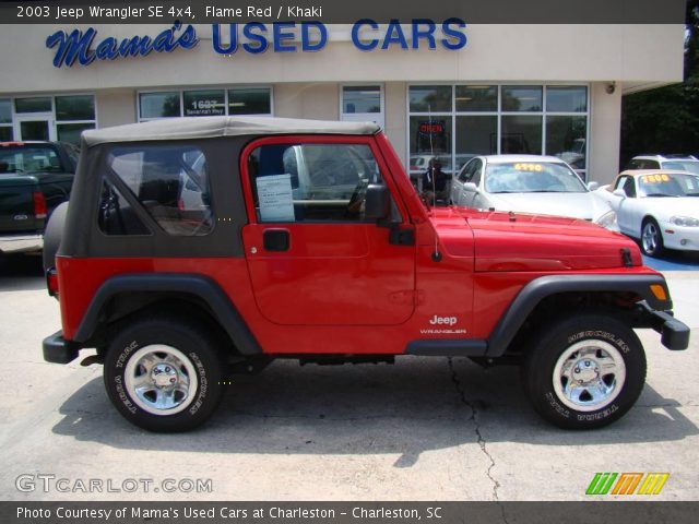 2003 Jeep Wrangler SE 4x4 in Flame Red