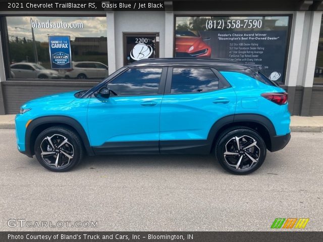 2021 Chevrolet TrailBlazer RS in Oasis Blue