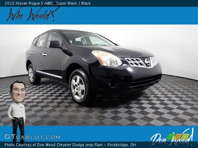 2013 Nissan Rogue S AWD in Super Black