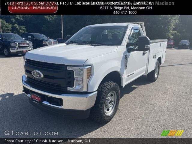 2018 Ford F350 Super Duty XL Regular Cab 4x4 Chassis in Oxford White