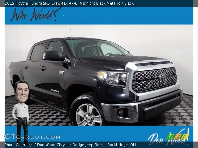 2019 Toyota Tundra SR5 CrewMax 4x4 in Midnight Black Metallic