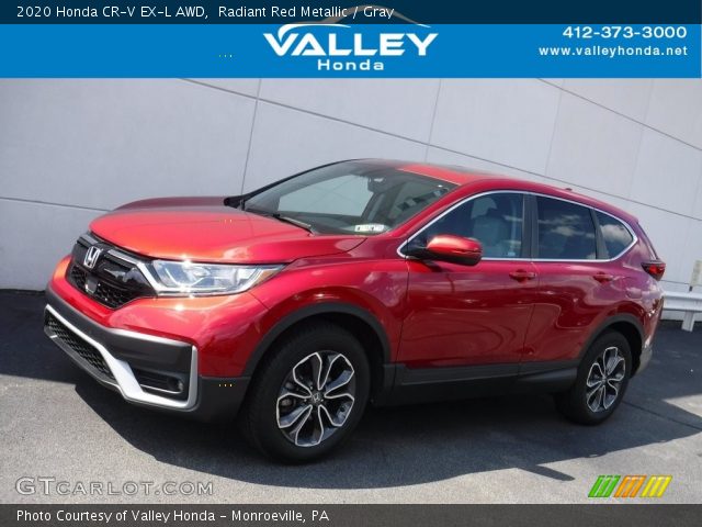 2020 Honda CR-V EX-L AWD in Radiant Red Metallic