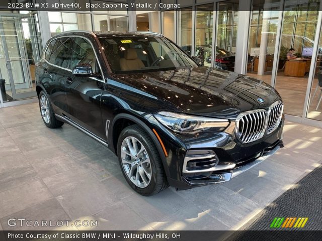 2023 BMW X5 xDrive40i in Black Sapphire Metallic