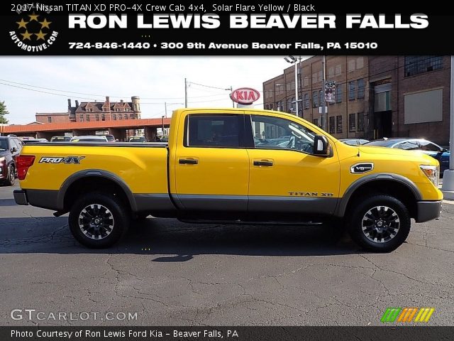 2017 Nissan TITAN XD PRO-4X Crew Cab 4x4 in Solar Flare Yellow
