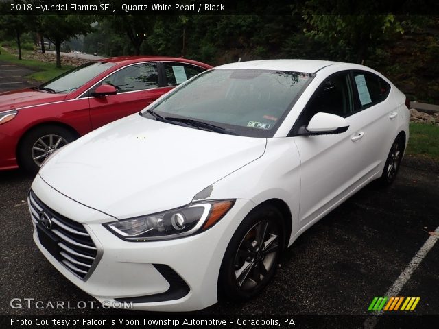 2018 Hyundai Elantra SEL in Quartz White Pearl