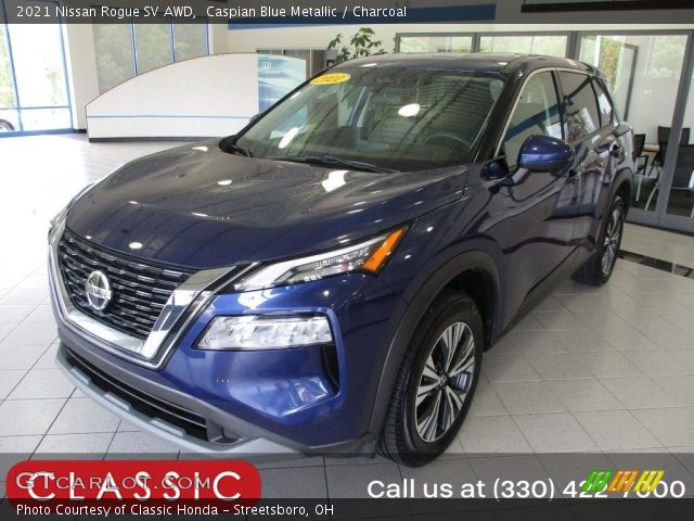2021 Nissan Rogue SV AWD in Caspian Blue Metallic