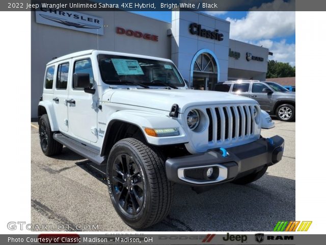 2022 Jeep Wrangler Unlimited Sahara 4XE Hybrid in Bright White