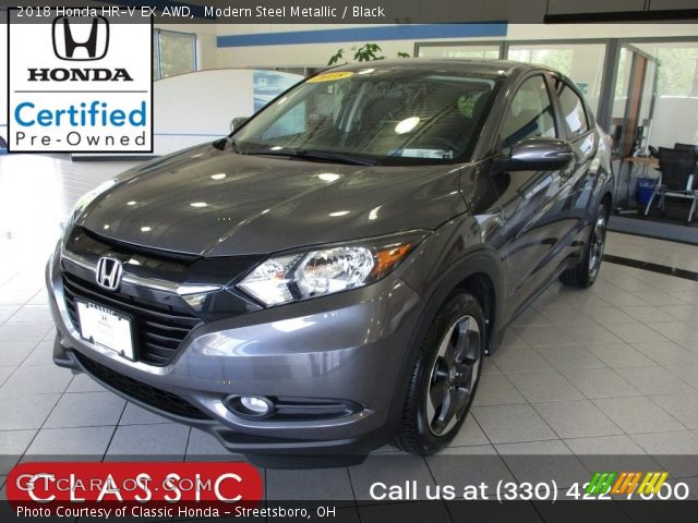 2018 Honda HR-V EX AWD in Modern Steel Metallic