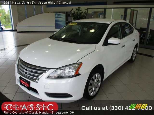 2014 Nissan Sentra SV in Aspen White