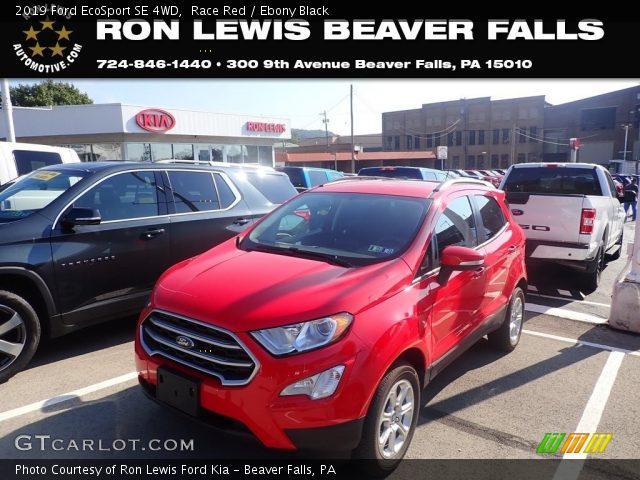 2019 Ford EcoSport SE 4WD in Race Red