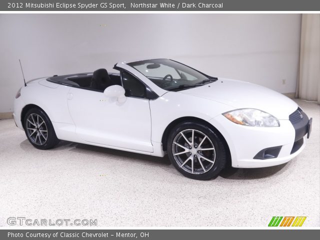 2012 Mitsubishi Eclipse Spyder GS Sport in Northstar White