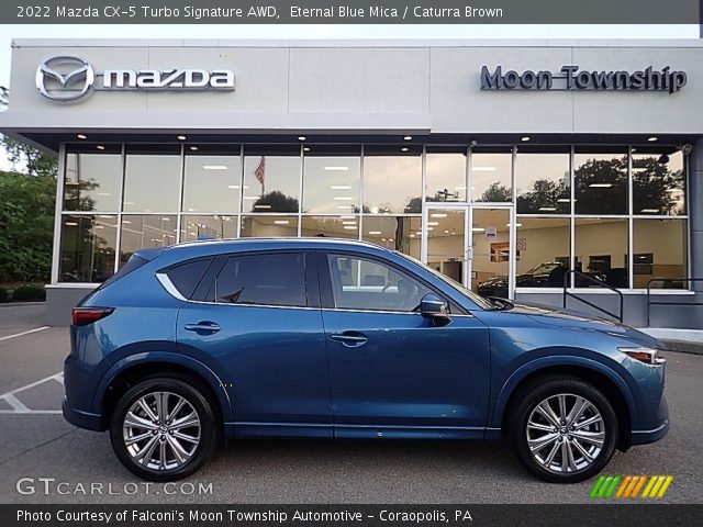 2022 Mazda CX-5 Turbo Signature AWD in Eternal Blue Mica