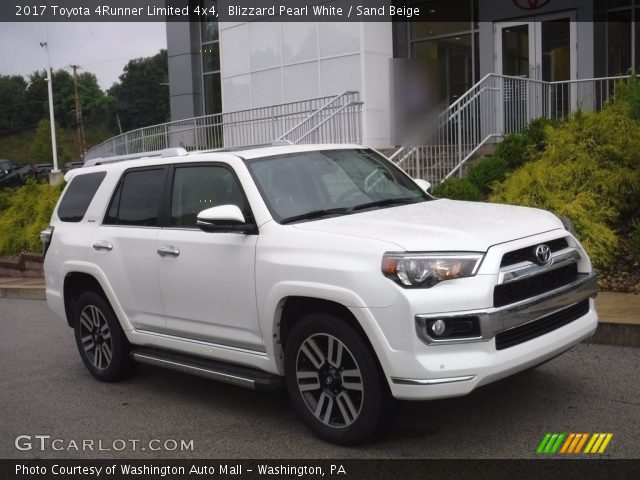 2017 Toyota 4Runner Limited 4x4 in Blizzard Pearl White