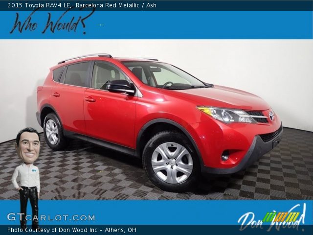 2015 Toyota RAV4 LE in Barcelona Red Metallic