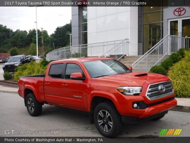 2017 Toyota Tacoma TRD Sport Double Cab 4x4 in Inferno Orange