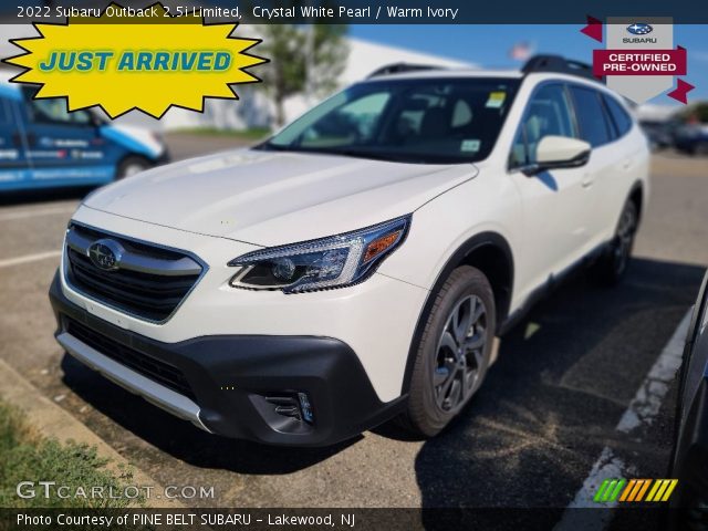 2022 Subaru Outback 2.5i Limited in Crystal White Pearl