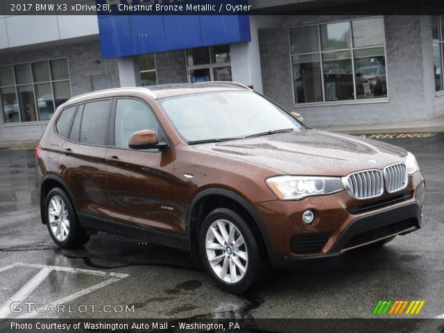 2017 BMW X3 xDrive28i in Chestnut Bronze Metallic