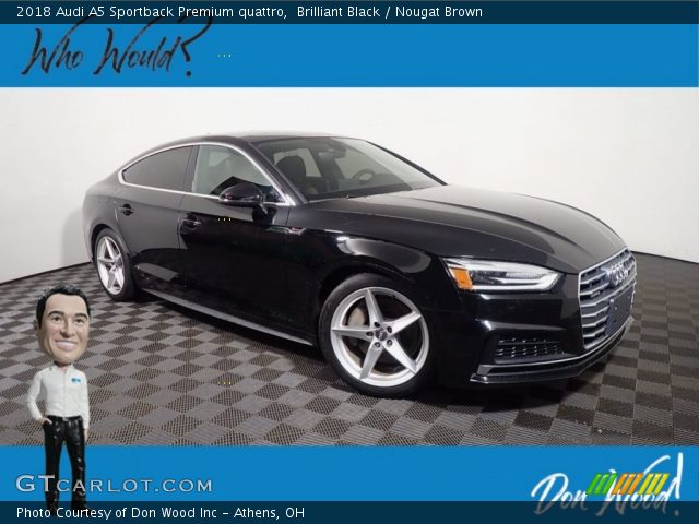 2018 Audi A5 Sportback Premium quattro in Brilliant Black