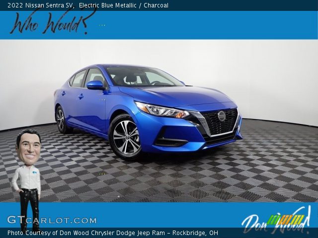 2022 Nissan Sentra SV in Electric Blue Metallic