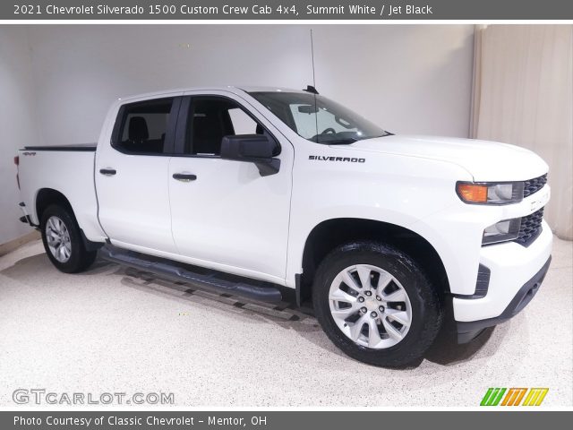 2021 Chevrolet Silverado 1500 Custom Crew Cab 4x4 in Summit White