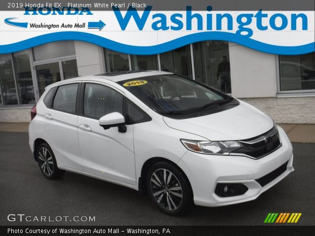 2019 Honda Fit EX in Platinum White Pearl