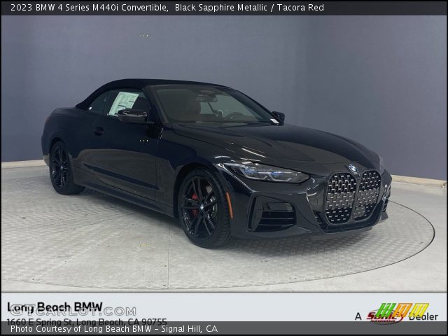2023 BMW 4 Series M440i Convertible in Black Sapphire Metallic