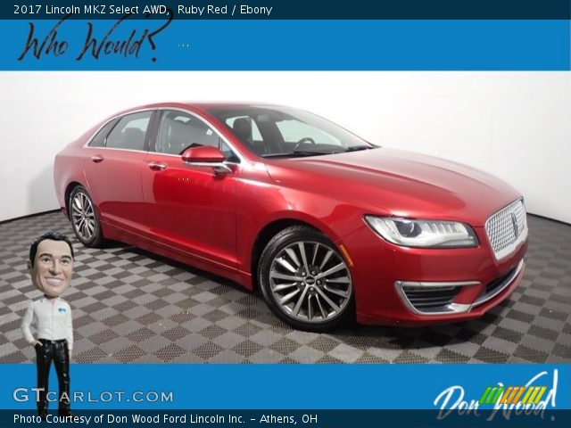 2017 Lincoln MKZ Select AWD in Ruby Red
