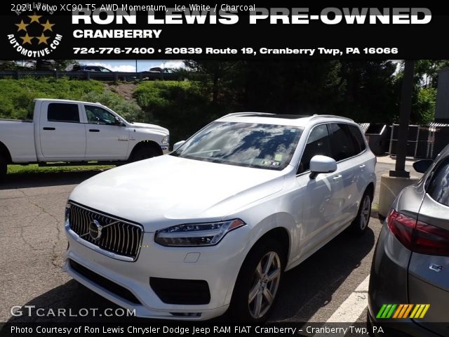 2021 Volvo XC90 T5 AWD Momentum in Ice White