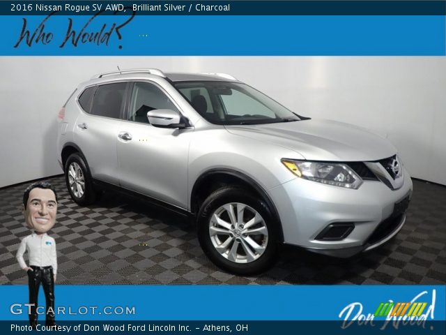 2016 Nissan Rogue SV AWD in Brilliant Silver