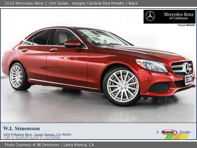 2016 Mercedes-Benz C 300 Sedan in designo Cardinal Red Metallic