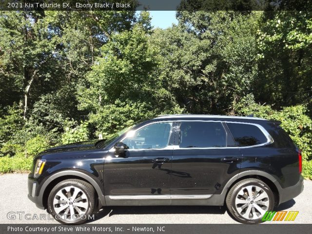 2021 Kia Telluride EX in Ebony Black