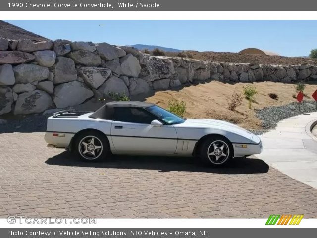1990 Chevrolet Corvette Convertible in White