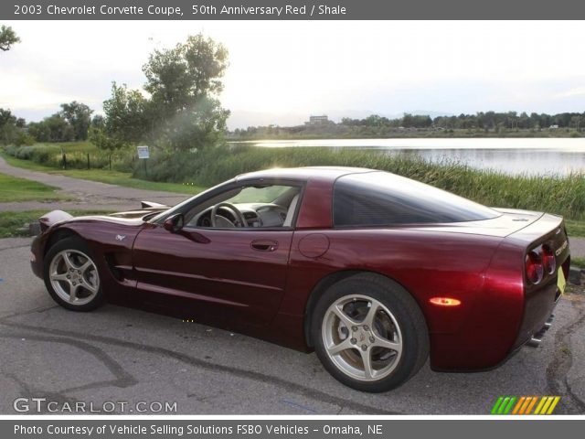 2003 Chevrolet Corvette Coupe in 50th Anniversary Red