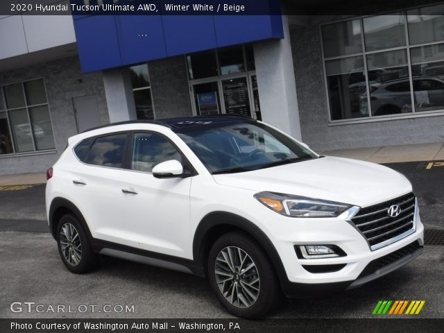 2020 Hyundai Tucson Ultimate AWD in Winter White
