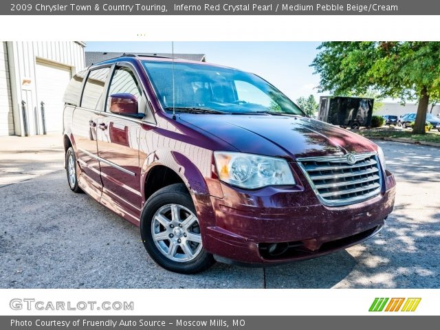 2009 Chrysler Town & Country Touring in Inferno Red Crystal Pearl
