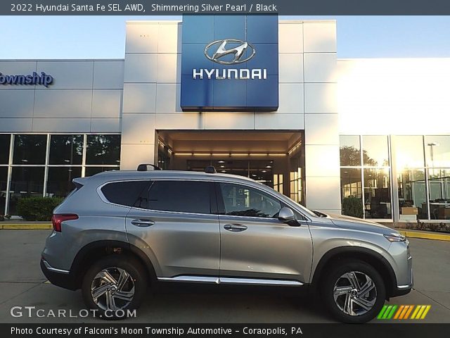 2022 Hyundai Santa Fe SEL AWD in Shimmering Silver Pearl