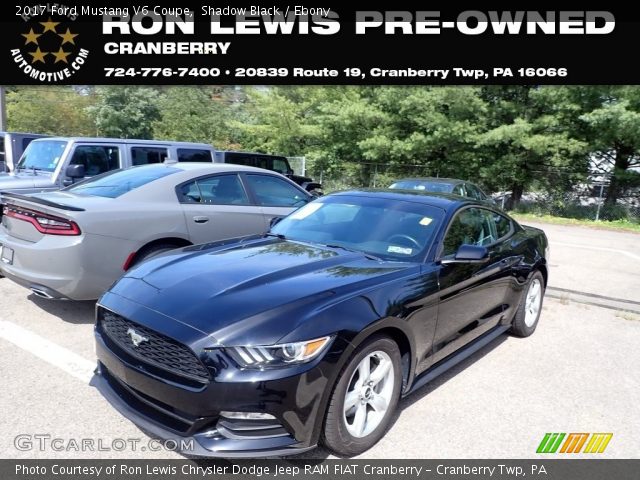 2017 Ford Mustang V6 Coupe in Shadow Black